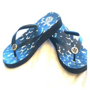 Tory Burch wedge flip flops 8